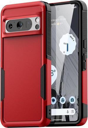 Military Grade TUFF Hybrid Armor Case for Google Pixel 8 Pro - Red