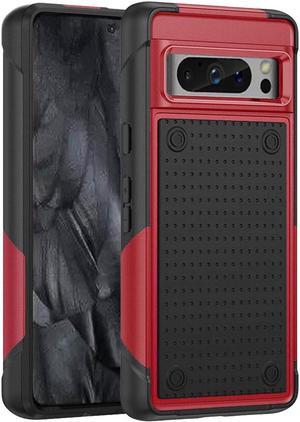 Military Grade TUFF Dot Hybrid Armor Case for Google Pixel 8 Pro - Red