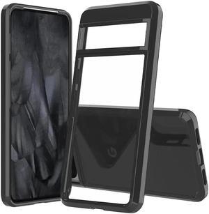 Fusion Shield Tough Snap-on Transparent Case for Google Pixel 8 Pro - Black