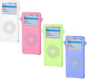 4-Pack Silicone Skin Cover for 1st Generation iPod Nano