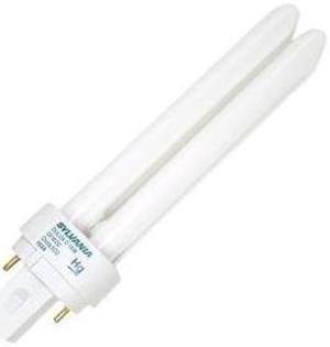 Sylvania 18w T4X2 Double Tube 2-Pin G24D-2 3000K Fluorescent Light Bulb