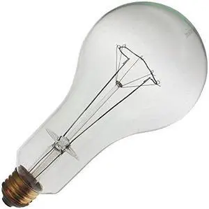 Industrial Performance 300PS30/CL 250V, 300 Watt, PS30, Medium Screw (E26) Ba...