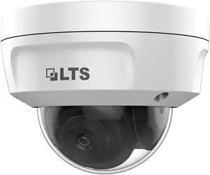 LTS CMIP7382W-28MDA HD IP 8MP 2.8mm 98ft IR Smart Ai Built-in Mic Vandal Dome Camera LTCMIP7382W-28MDA