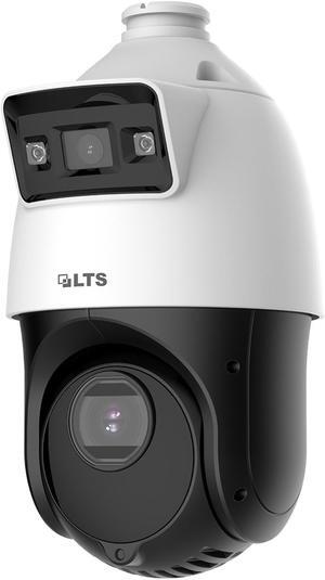 LTS PTZIP4C44W-X25IR IP 4MP 2.8mm Color & 4.8-120mm Tracking Dual Lens PTZ Camera LTPTZIP4C44W-X25IR