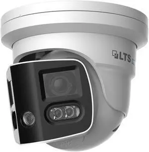 LTS LXIP3C8PWI-SDL PRO-X IP 2x4MP 180 Angle Pano Deterrence 2 Ways Audio Ai NDAA Camera