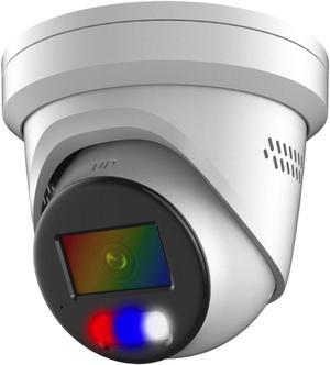 LTS Platinum CMIP3C42WI-28SDL IP 4MP Color247 Hybrid Lighting Active Deterrence Turret Camera LTCMIP3C42WI-28SDL