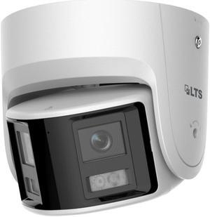 LTS Platinum CMIP384PW-28SDL IP 4MP Panoramic 2 Way Audio Alarm Deep Learning Turret Camera LTCMIP384PW-28SDL