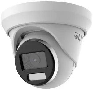 LTS Platinum CMHT1782-28LF TVI/AHD/CVI/CVBS 4K/8MP 2.8m Wide Angle Hybrid Light Turret Camera LTCMHT1782-28LF Replacement for CMHT1782-28F, LTCMHT1782-28F