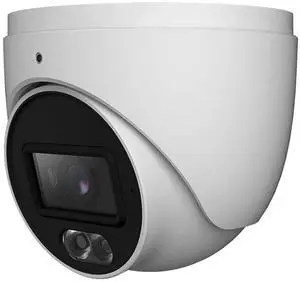 ENS Titanium HDC-IRD5AS24/36 Coax TVI/CVI/AHD 5MP/20FPS 3.6mm Full Color 98ft LED Built-in Mic NDAA TVT TD-7554AS2(SW/AU/WR2) Eyeball Turret Camera