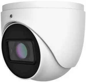 ENS Titanium IP-5IRD4E3BA5-MZ IP 4MP 2.8-12mm Motorized Lens with Mic 164ft IR WDR Ai Face Detection TVT TD-9545E3B-A(D/AZ/PE/AR3) NDAA Turret Dome Camera