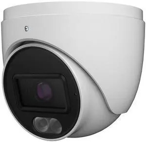 ENS Titanium IP-5IRD8S4C4-28 IP 8MP/4K/20fps 2.8mm 98ft LED Dual Light Color with Mic TVT NDAA TD-9584S4-C(D/PE/AW2) Turret Dome Camera