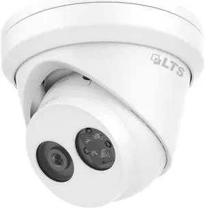 LTS CMIP3342W-28M 4MP H.265+ 2.8mm Wide Angle 100ft IR WDR MicroSD Turret IP Camera LTCMIP3342W-28M