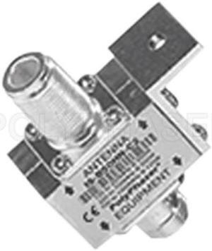 Polyphaser IS-B50HN-C2 Bulkhead Lightning Arrestor for 125-1000 MHz with N-Female Surge Side and N-Female Protected Side, 50K Amp Surge Rating