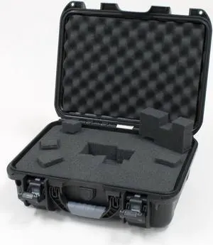 NANUK CASES 920-1001 Black Protective Case, 16.7"L x 13.4"W x 6.8"D
