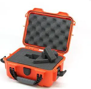NANUK CASES 904-1003 Orange Protective Case, 10.2"L x 7.9"W x 4-1/2"D