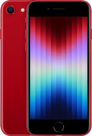 Refurbished Apple iPhone SE (2022) 128GB GSM/CDMA Unlocked Smartphone - Red / Grade D