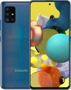 Samsung Galaxy A51 UW 5G A516V 128GB Verizon Android Smartphone - Prism Bricks Blue