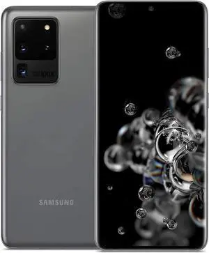 Samsung Galaxy S20 Ultra G988U 128GB GSM/CDMA Unlocked  Android Smartphone (US Version) (USA Version) - Cosmic Grey