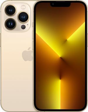 Apple iPhone 13 PRO 128GB, Unlocked Refurbished Cell Phone, Gold - Very Good Condition (Grade B)