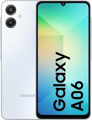 Samsung Galaxy A06 A065M 128GB Dual-SIM GSM Unlocked Android Smartphone - Light Blue (Latin America Version)