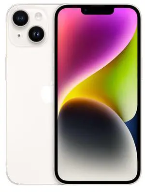 Apple iPhone 14 128GB GSM / CDMA Unlocked Smartphone - Starlight / Grade C Apple iPhone 14 128GB GSM / CDMA Unlocked Smartphone - Starlight / Grade C