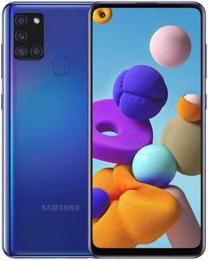 Samsung Galaxy A21S SM-A217M/DS 4G LTE 64GB + 4GB Ram LTE USA w/Four Cameras (48+8+2+2mp) Android International Version (GSM Only, Not CDMA) (White)