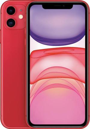 Apple iPhone 11 128GB, Refurbished Unlocked Cell Phone, Red - Very Good Condition (Grade B)