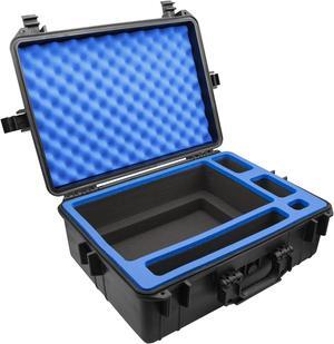 CASEMATIX Hard Shell Travel Case Compatible with PlayStation 5 Console, Controllers, Games and Accessories - Custom Foam Fits Both Disc and Digital Edition