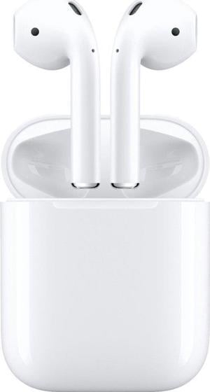 Refurbished Apple AirPods 2 White with Charging Case In Ear Headphones MV7N2AMA