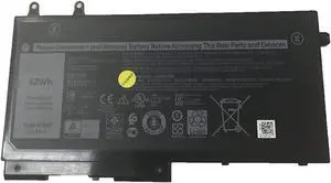 Replacement Laptop Battery for Dell 1V1XF (11.4V 42Wh 3500mAh) Dell 1V1XF Series Notebook Black