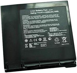 74Wh 5200mAh 14.4V A42-G74 Laptop Battery for Asus G74 G74S G74J G74JH G74SW G74SX G74JH LC42SD128 ICR18650-26F