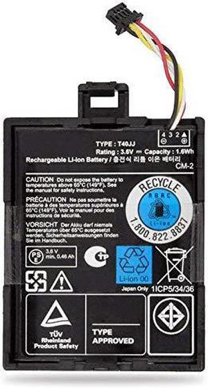 1.6Wh 460mAh 3.6V T40JJ 70K80 H132V Raid Controller Battery for Dell Perc H710 H710P H810 M620 R320 R420 R520 R620 R720