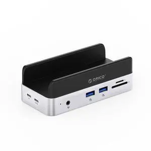 ORICO MiniDock Mac mini M4 Dock and Stand with 2TB M.2 SSD for Mac mini M4 and M4 Pro 2024, 2xUSB A 10Gbps, SD/TF Card Slots, 3.5mm Audio (VSE-2TB)