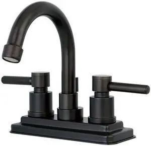 Kingston Brass KS8665DL Concord Two Handle 4" Centerset Lavatory Faucet with Bra