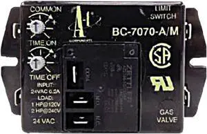 A-1 Components BC7070 Time Delay Blower Control BC-7070-A/M