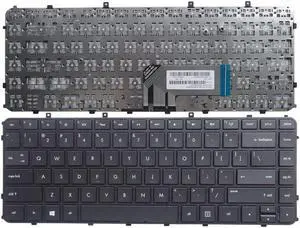 New US black Keyboard (with frame) For HP P/N: PK130T52A00 V135002AS2 V135002BS1 V135002BS1 PK130T51B00 PK130QJ1B00 MP-11M73US6698W MP-11M73US6698 Laptop English Keyboard