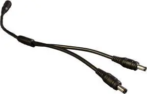 LEDupdates 18AWG Heavy Duty SPLITTER CABLE 1 TO 2 DC Plug for power supply Driver AC adapter