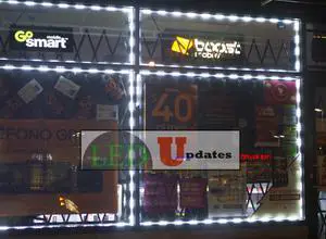 40ft Storefront white LED light 5050 with UL listed 12v Power supply