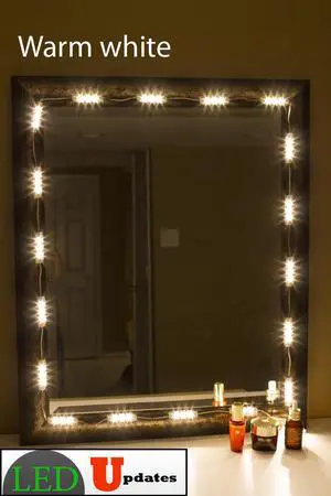 Makeup mirror LED light Warm white for make up vanity application with Dimmer & UL 12v power supply