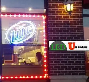 20ft Brightest Red Storefront windows LED Light 5630 with UL Power Supply