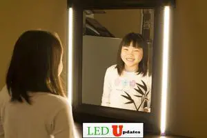 2x Professional series Make up Mirror Warm White LED Light for Makeup mirror application dimmer built-in with UL Power Supply