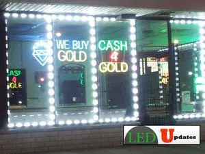 20ft Super bright Storefront White LED Light 5630 with UL listed 12v 3A power supply