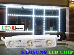 75ft Storefront LED Light SUPER BRIGHT K2835 SERIES SAMSUNG LED Chip with UL listed 12v 250w Power supply