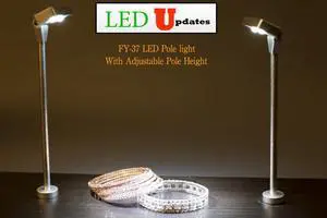 Set of 2pcs JEWELRY LED POLE LIGHT MODEL FY-37 6000K