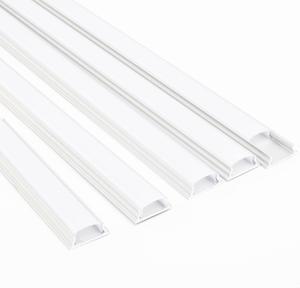 5 Pack U ALUMINUM CHANNEL WITH COVER AND MOUNTING CLIPS FOR LED STRIP LIGHT FIT 6MM TO 10MM
