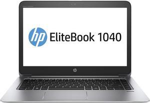 HP EliteBook Folio 1040 G3 14.0-in Laptop - Intel Core i5 6200U 6th Gen 2.30 GHz 8GB 256GB SSD Windows 10 Home 64-Bit - Webcam