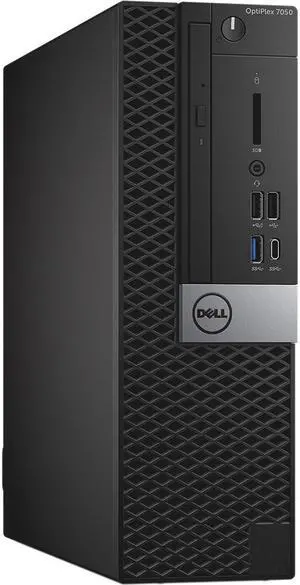 Dell OptiPlex 7050 SFF PC - Intel Core i5 6500 6th Gen 3.20 GHz 8GB 512GB SSD DVD-RW Windows 10 Pro 64-Bit