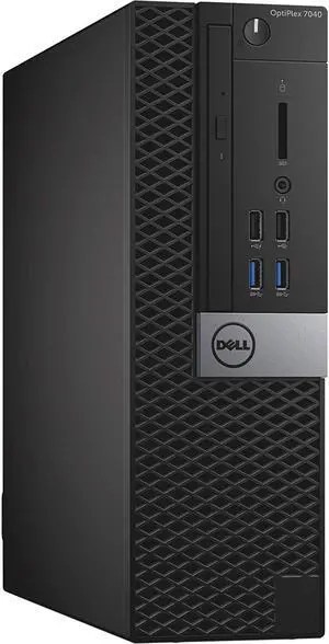 Dell OptiPlex 7040 SFF PC - Intel Core i5 6500 6th Gen 3.20 GHz 16GB 256GB SSD DVD-RW Windows 10 Pro 64-Bit