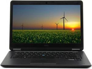 Dell Latitude E7470 14.0-in Laptop - Intel Core i5 6300U 6th Gen 2.40 GHz 8GB 256GB SSD Windows 10 Pro 64-Bit - Webcam, Grade B
