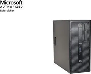 HP Elitedesk 800 G1 TOW Standard PC - Intel Core i5 4570 4th Gen 3.2 GHz 8GB DIMM DDR3 SATA 3.5" 500GB DVD-RW Windows 10 Pro 64-Bit